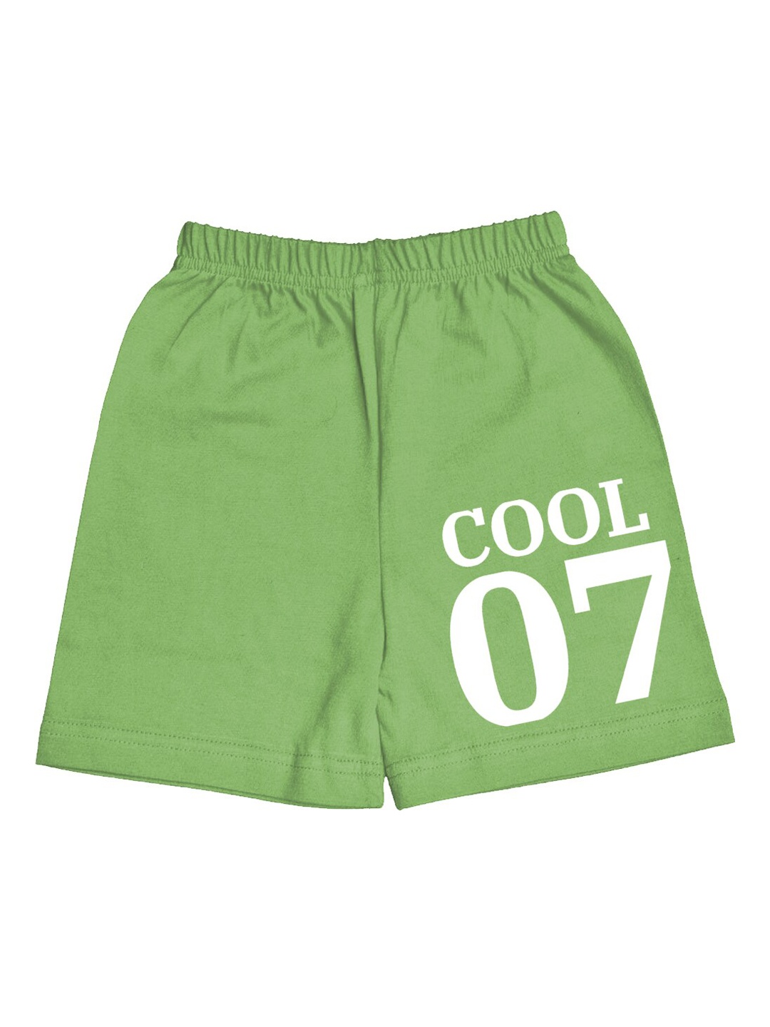 

A.T.U.N. Boys Typography Printed Mid-Rise Cotton Shorts, Green