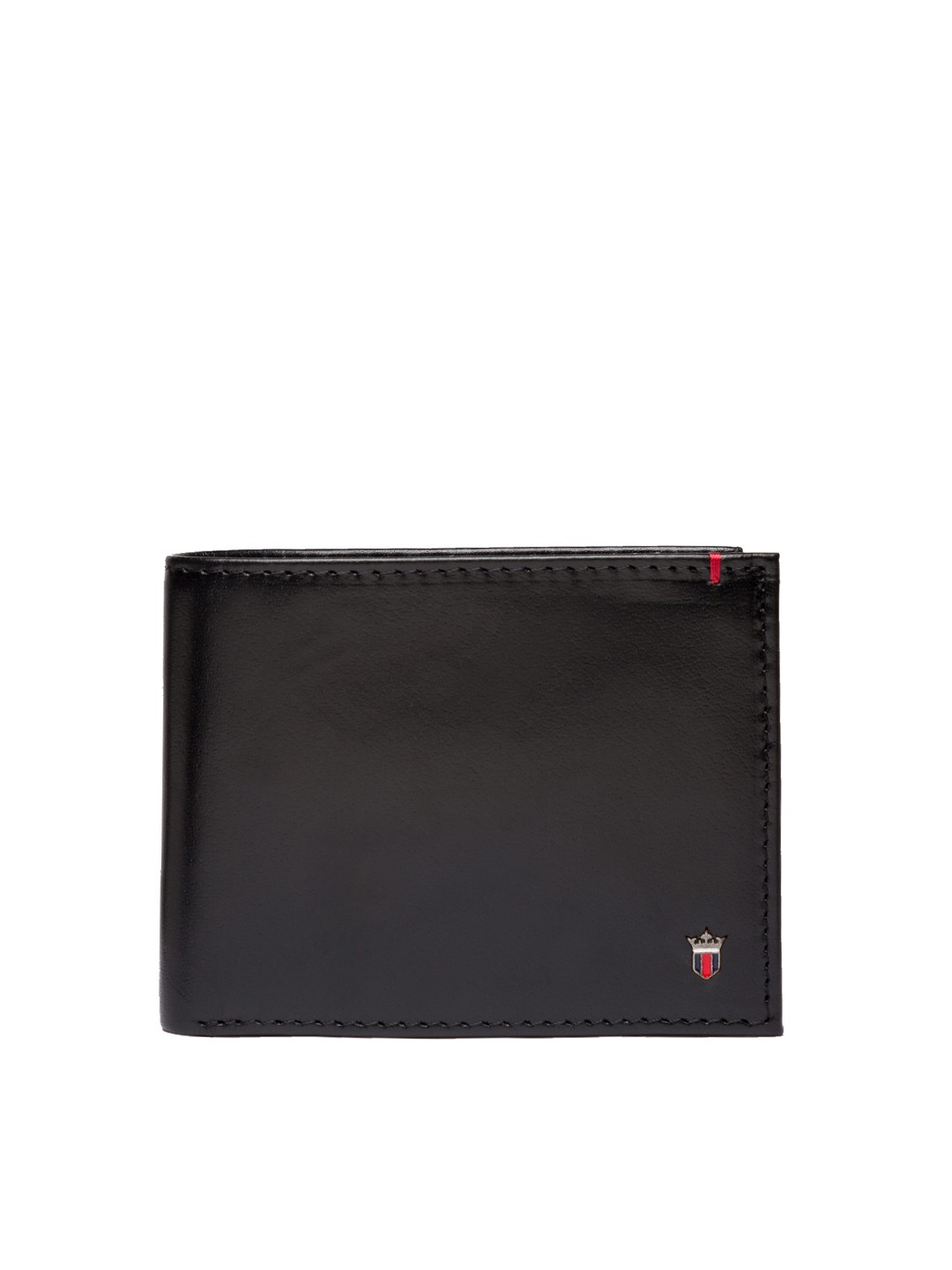 

Louis Philippe Men Black Solid Two Fold Wallet