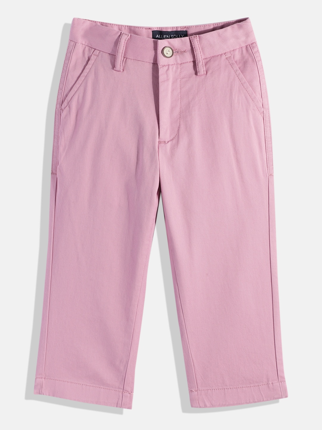 

Allen Solly Junior Boys Slim Fit Regular Trousers, Pink