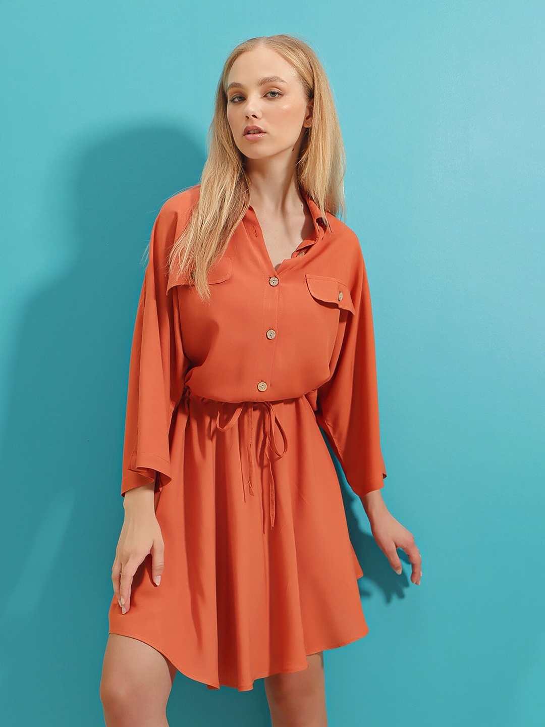 

Trend Alacati stili Fit & Flare Dress, Na