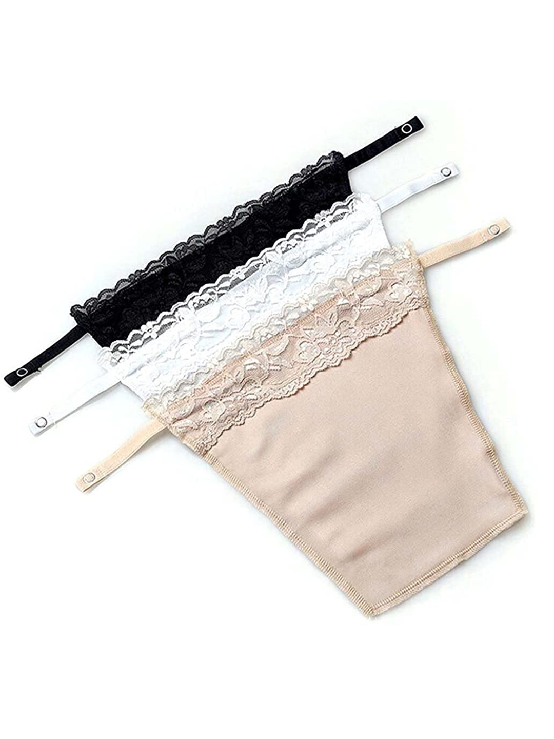 

BRACHY Pack Of 3 Full Coverage All Day Comfort Seamless Camisole Breast Cover, Nude