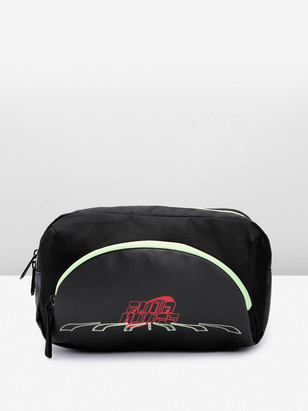 

Puma Unisex Brand Print & Applique Basketball Waist Pouch, Black