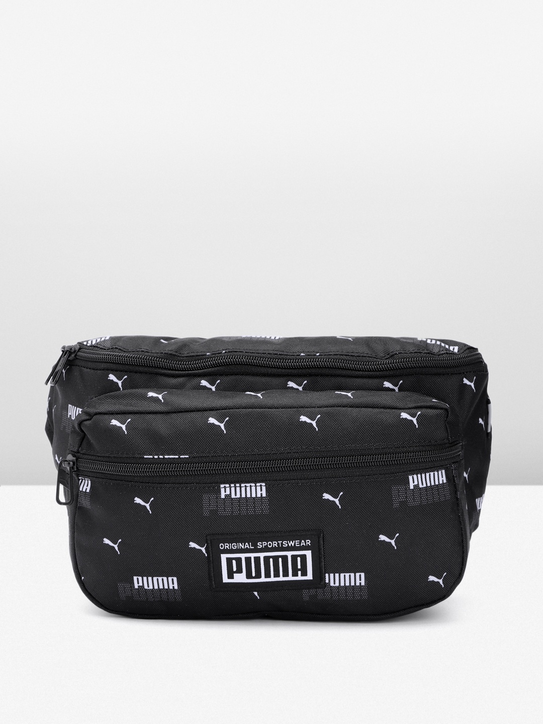 

Puma Puma Unisex Brand Logo Print & Applique Academy Waist Pouch, Black