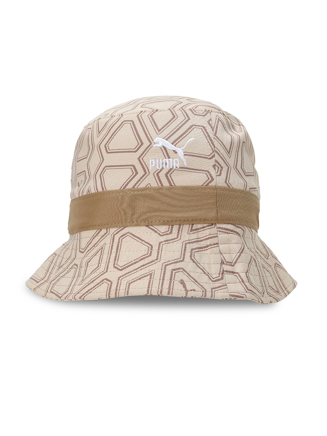 

Puma Unisex Printed Luxe Sport Bucket Hat, Beige