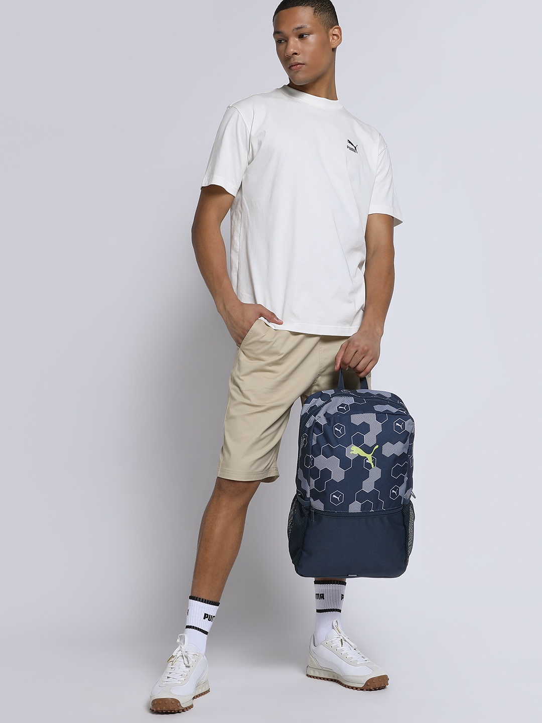

Puma Unisex Beta Graphic Backpack, Blue