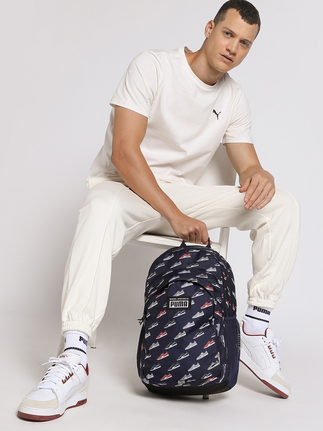 

Puma Academy Sneakers Printed Backpack, Navy blue