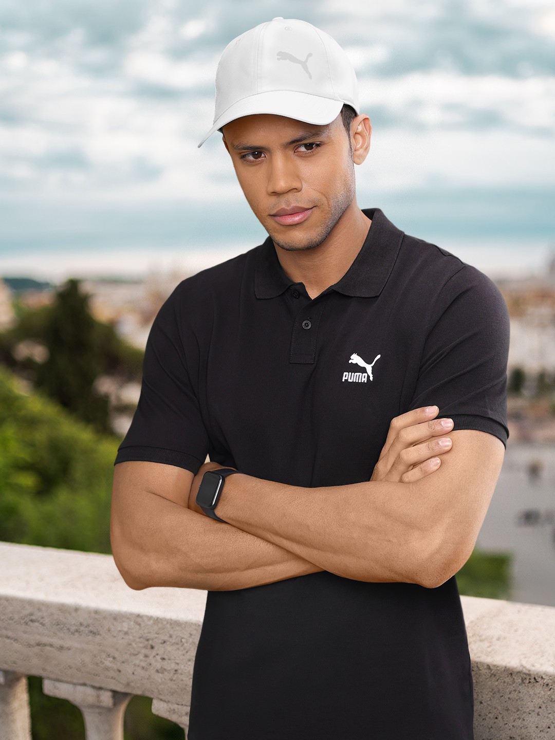 

Puma Unisex Brand Logo Baseball Cap, Grey