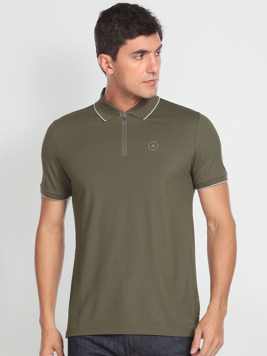 

Arrow New York Polo Collar T-shirt, Green