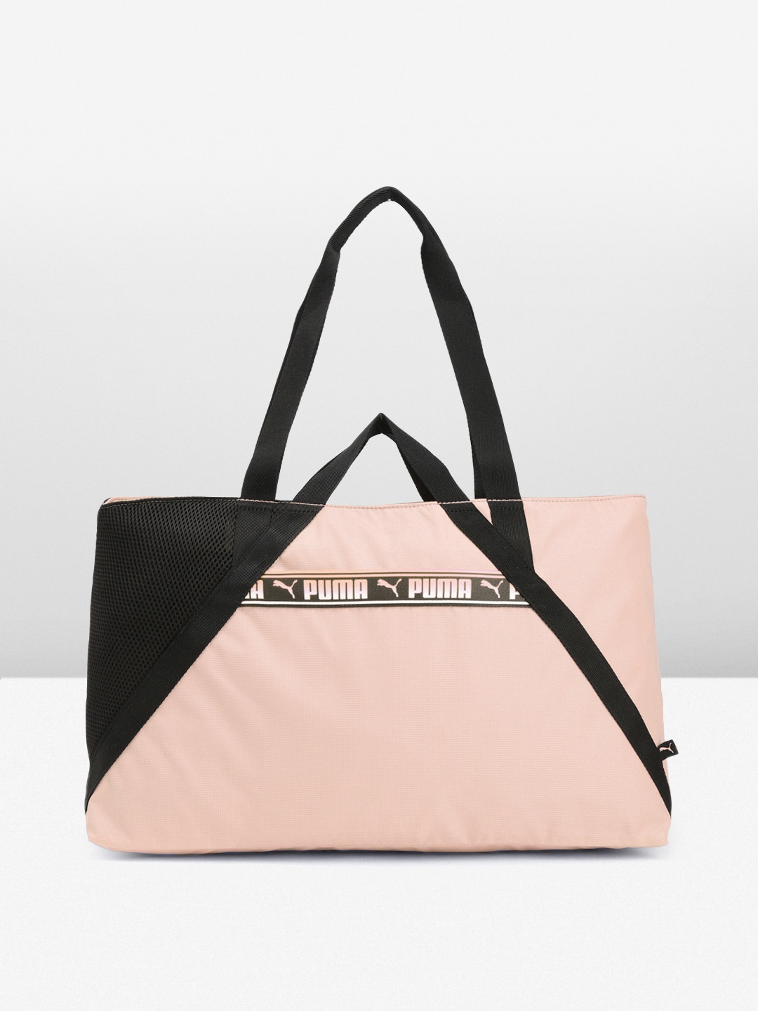 

Puma Solid Oversized Shopper Active Training Essentials Shoulder Bag, Peach