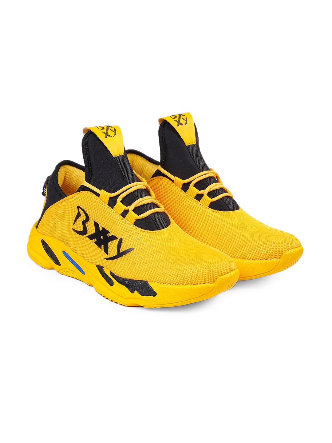 

Bxxy Men Non-Marking Running Sports Shoes, Yellow