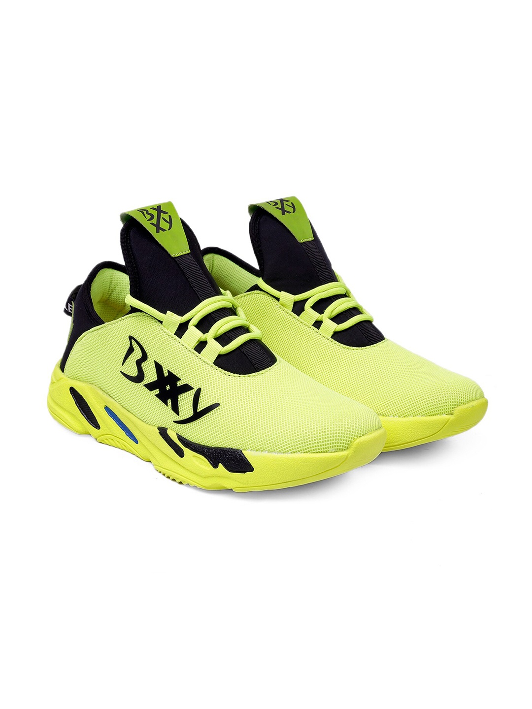 

Bxxy Men Non-Marking Running Sports Shoes, Lime green