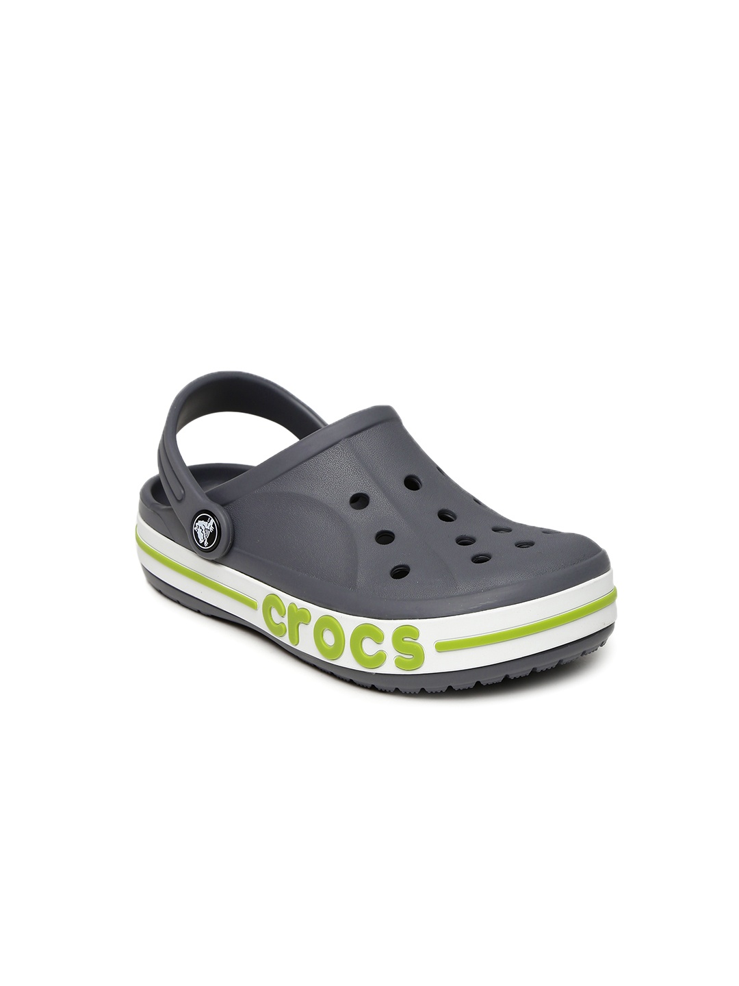 

Crocs Unisex Grey Bayaband Solid Clogs