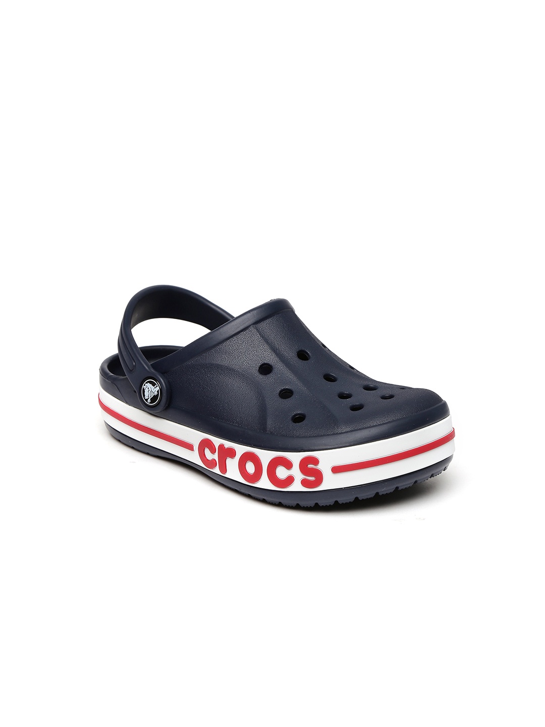 

Crocs Unisex Navy Blue Bayaband Solid Clogs
