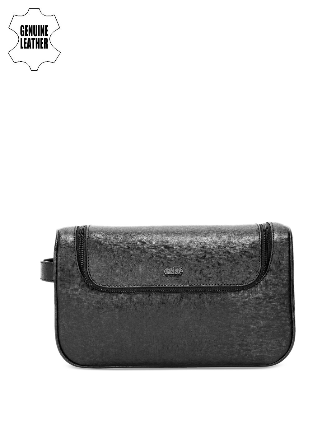 

Eske Women Black Leather Travel Pouch