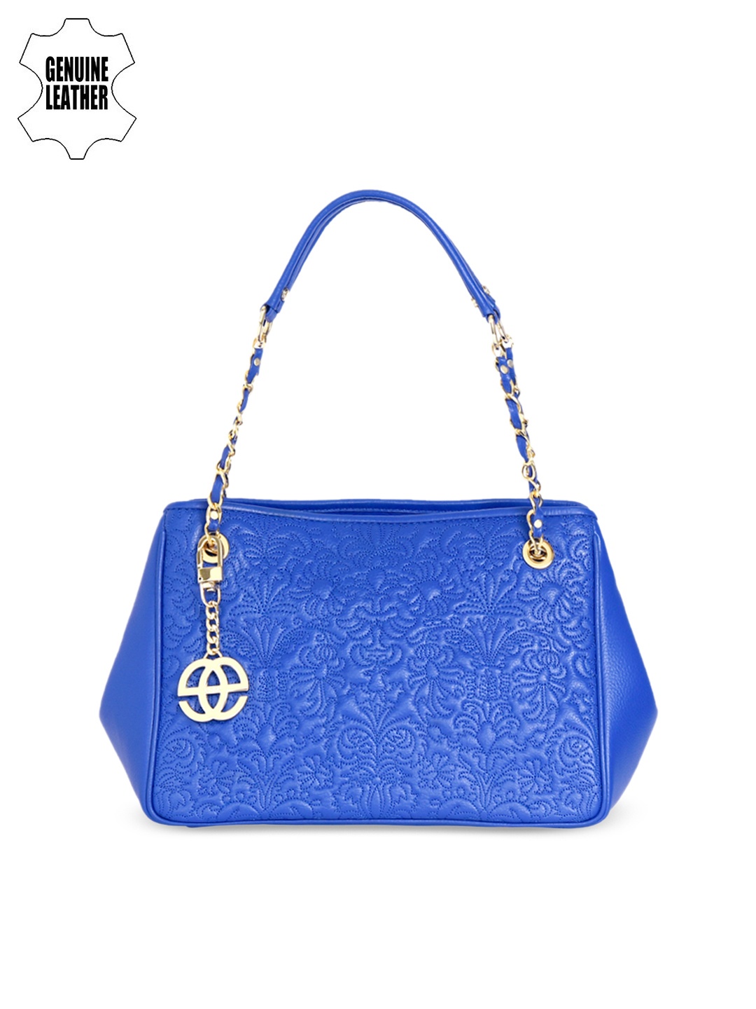 

Eske Blue Solid Handheld Bag