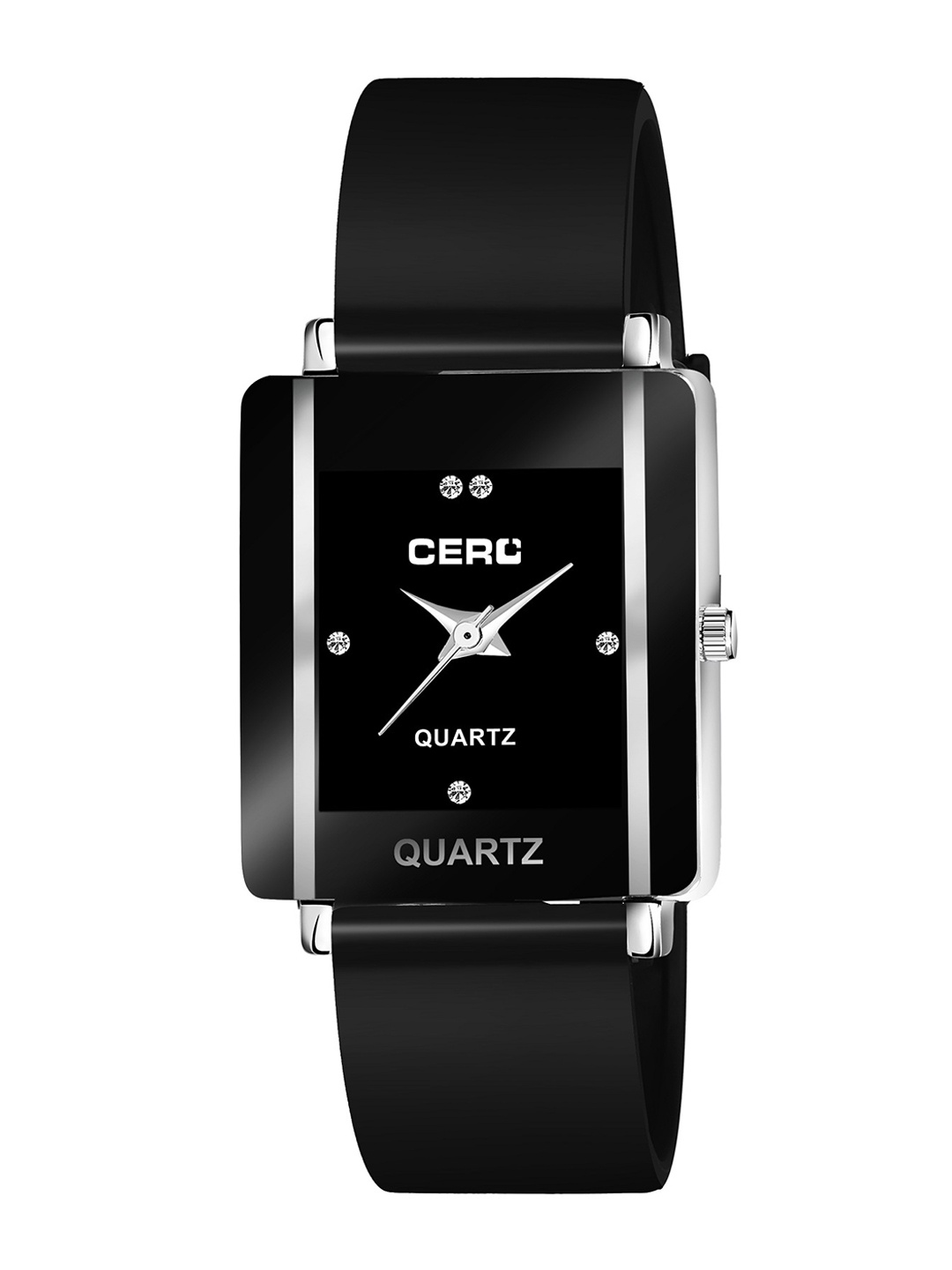 

CERO Embellished Dial & Straps Analogue Watch M-CHO 248-Blacknew, Blue