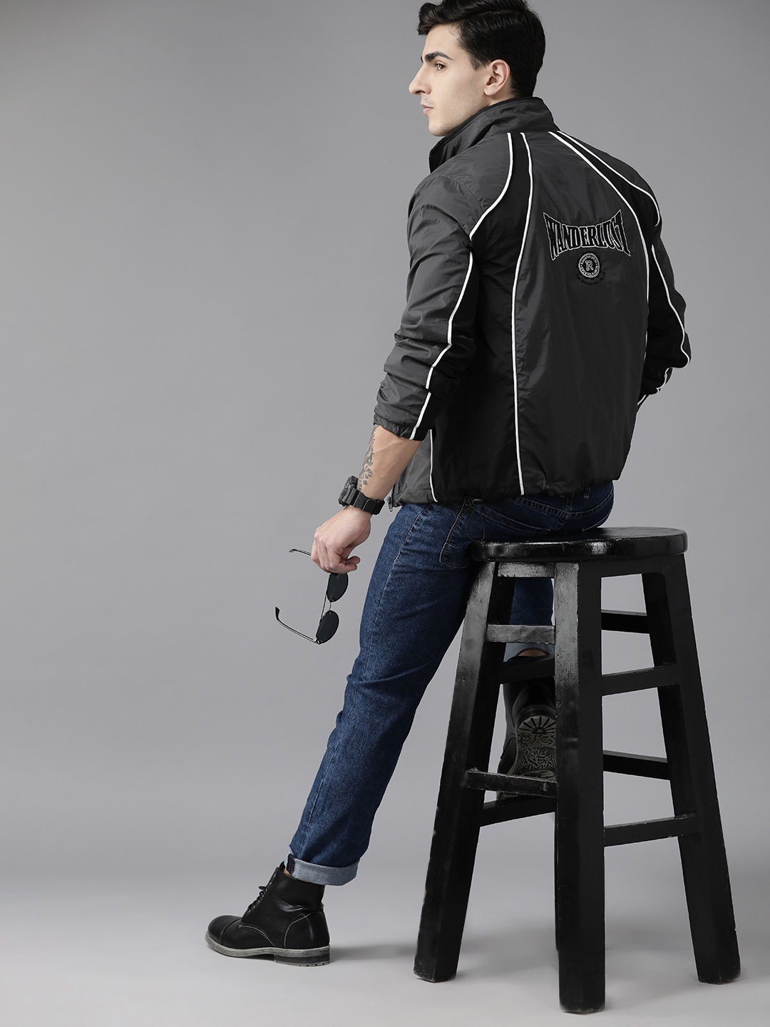 

The Roadster Lifestyle Co. Solid Tailored Jacket, Black
