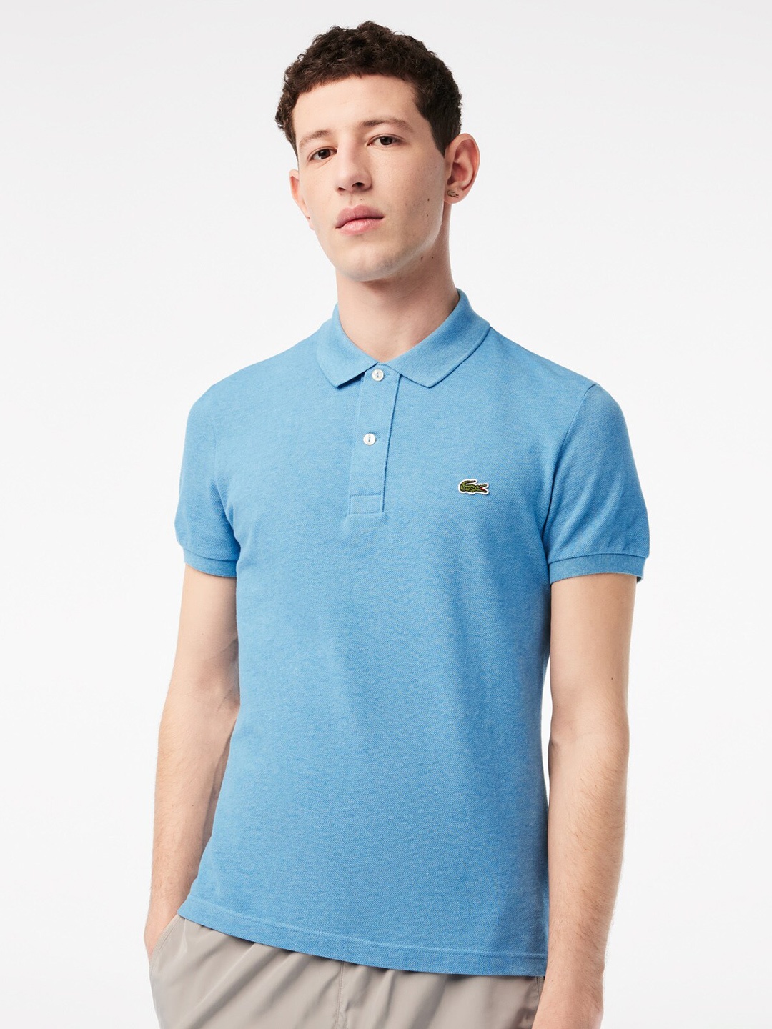 

Lacoste Polo Collar Pure Cotton T-shirt, Blue
