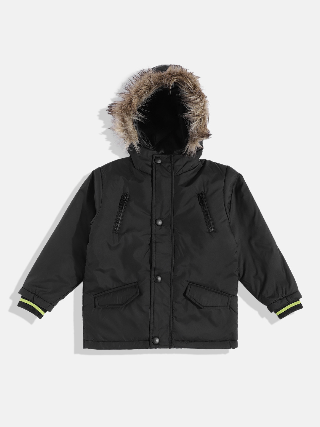 

HERE&NOW Boys Solid Tailored Jacket, Black