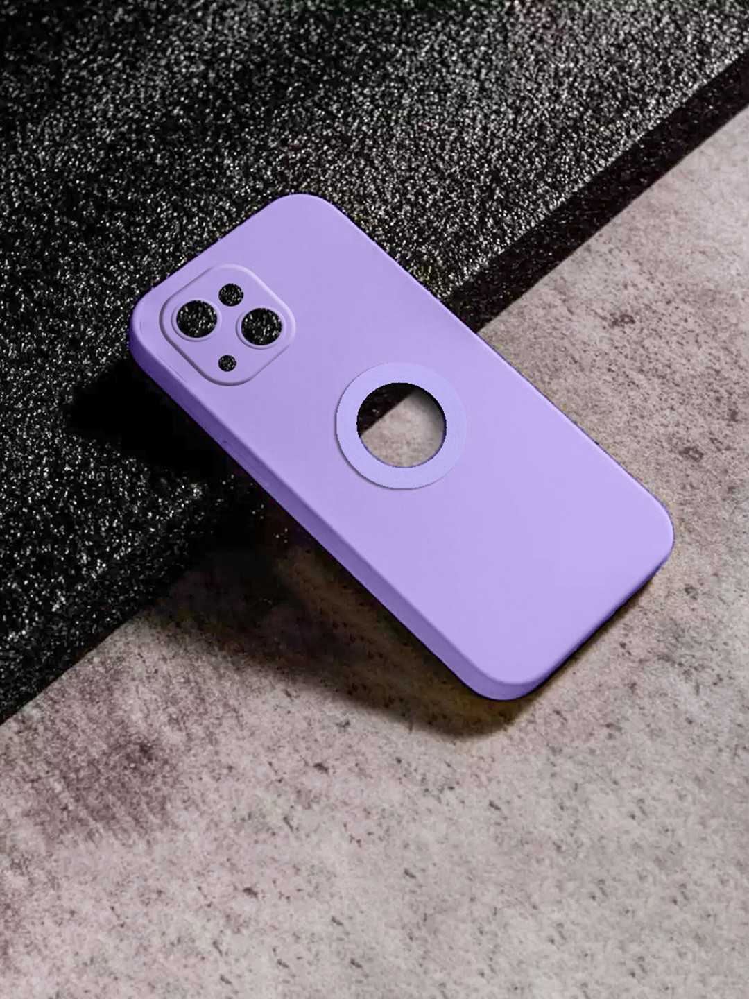 

Karwan iPhone 14 Liquid Silicone Phone Back Case, Purple