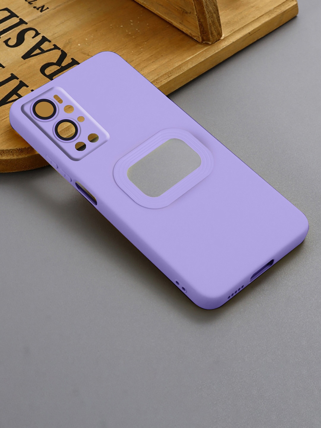 

Karwan Liquid Silicone One Plus 9 Pro Phone Back Case, Purple