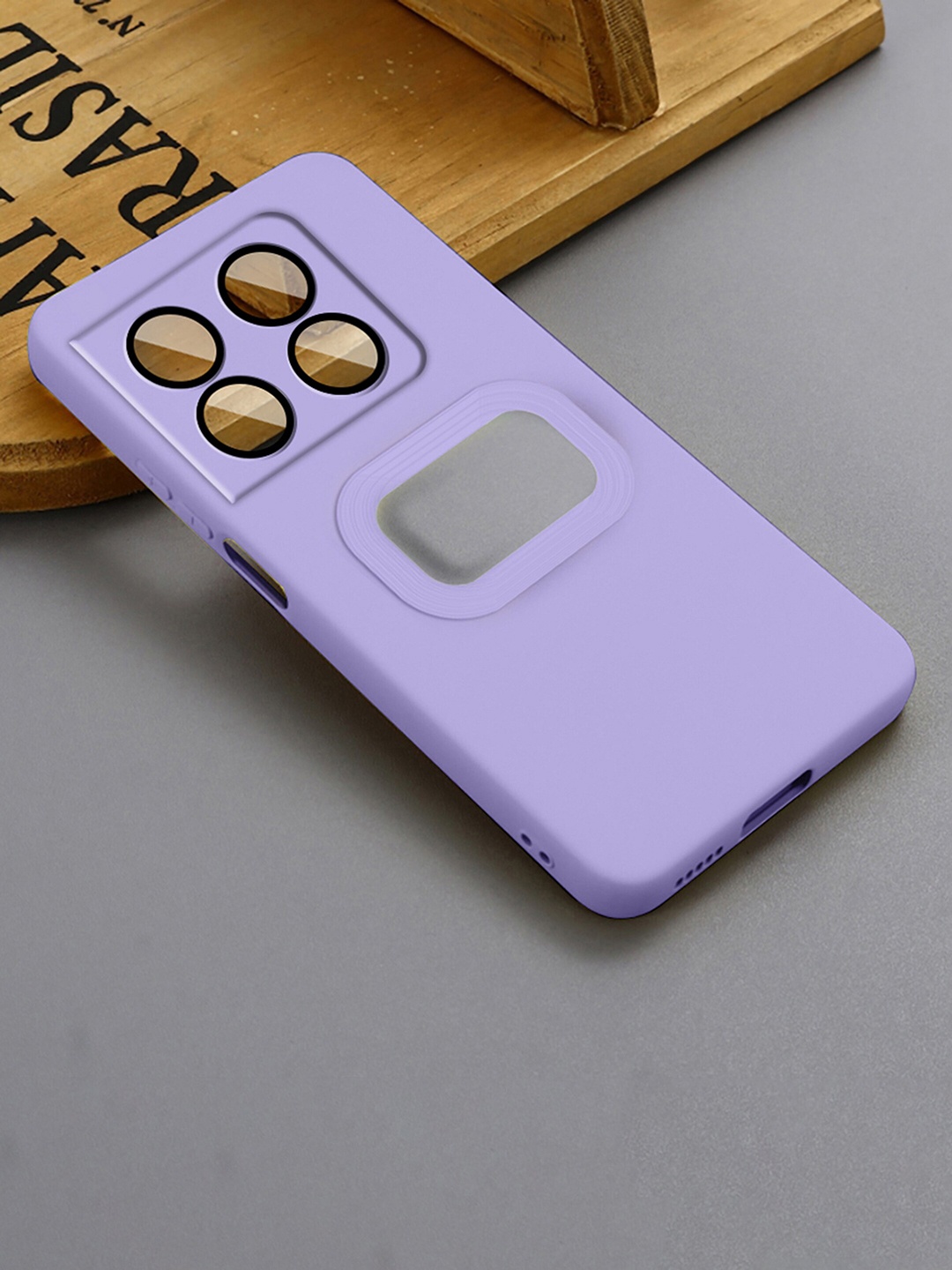

Karwan Liquid Silicone One Plus 10 Pro Phone Back Case, Purple