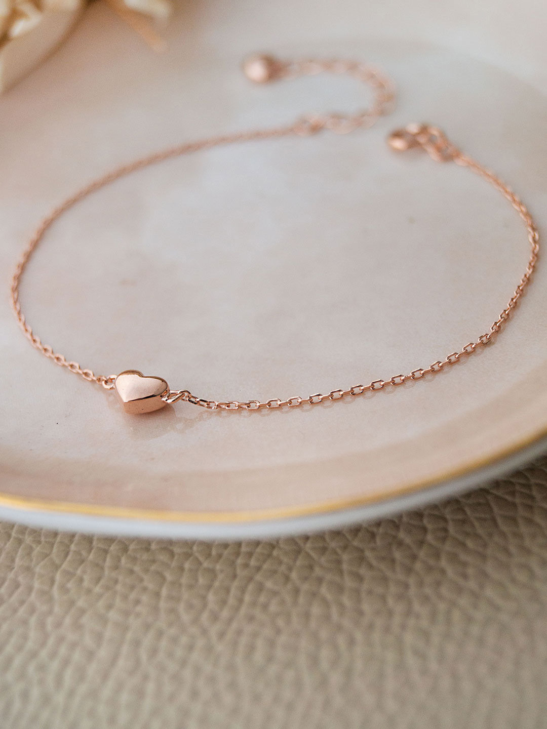 

MANNASH Rose Gold-Plated Link Bracelet