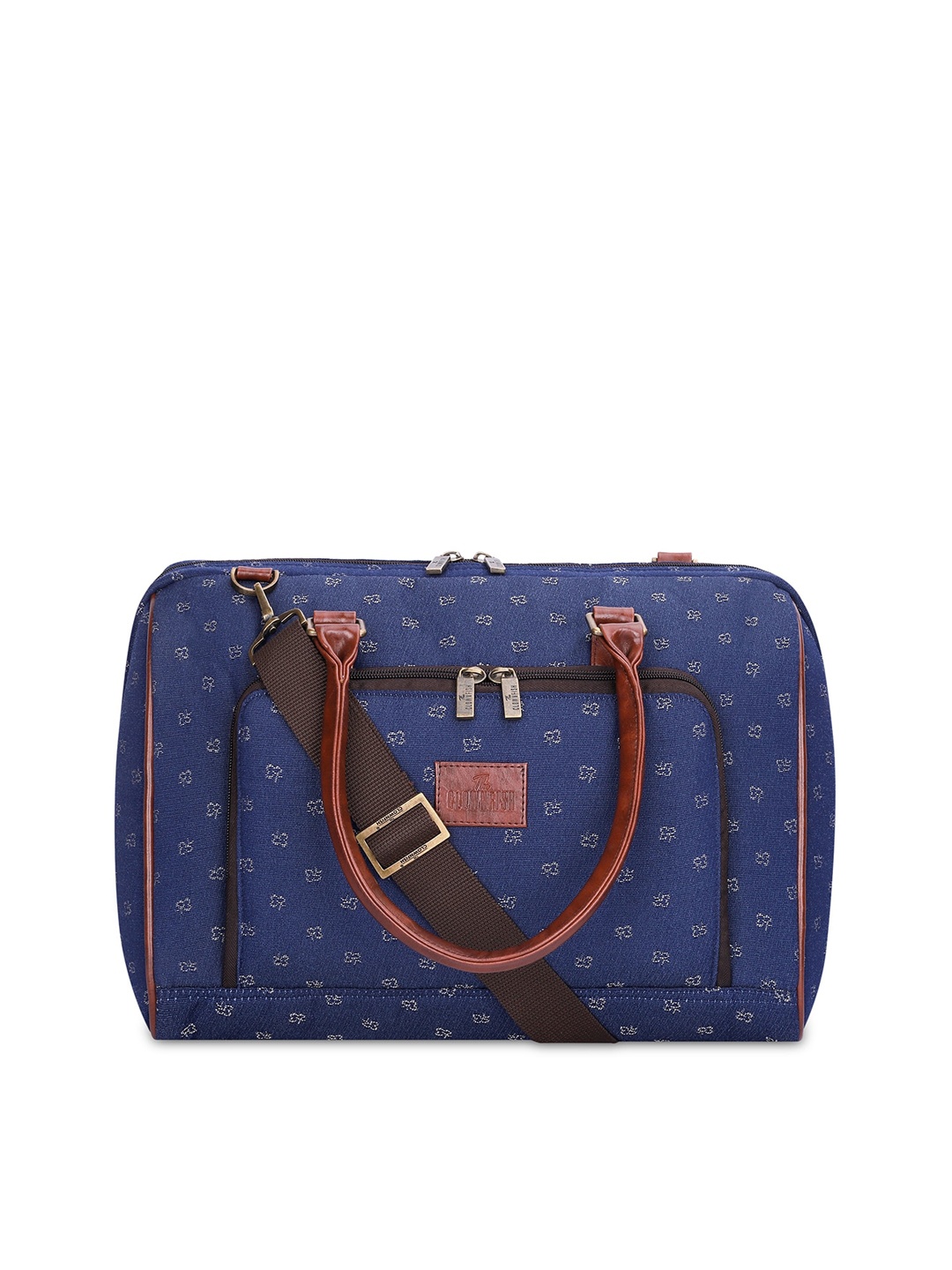 

THE CLOWNFISH Printed Tapestry Duffel Bag, Blue