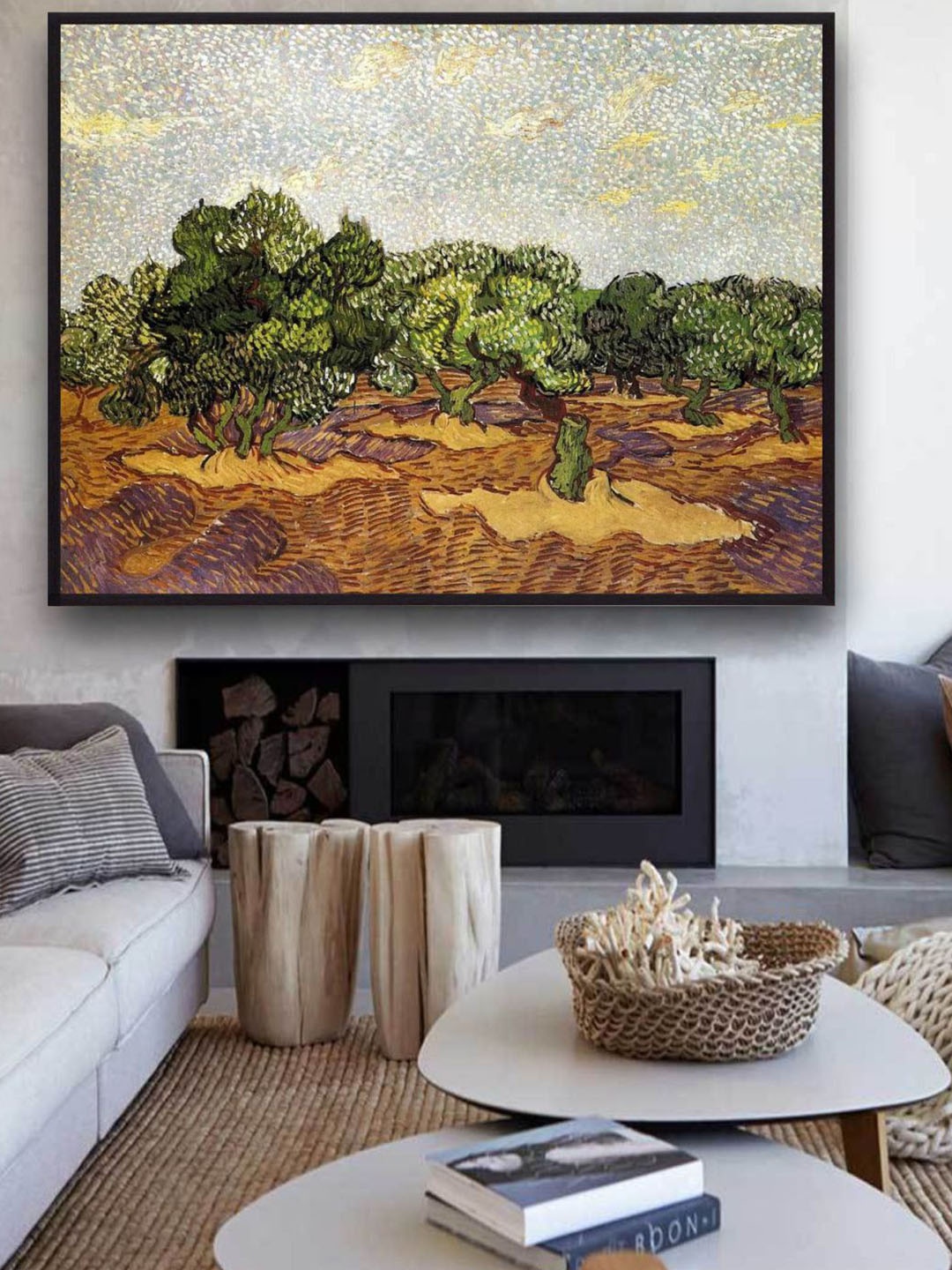 

The Art House Green & Brown Abstract Printed Wall Art