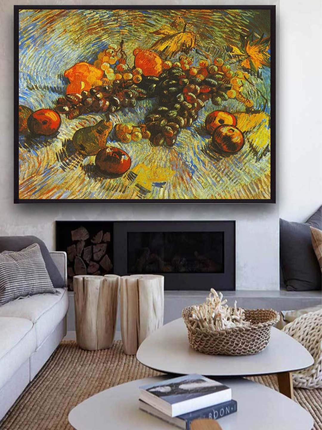 

The Art House Red & Yellow Grapes Apples Pear Lemons By Van Gogh Painting