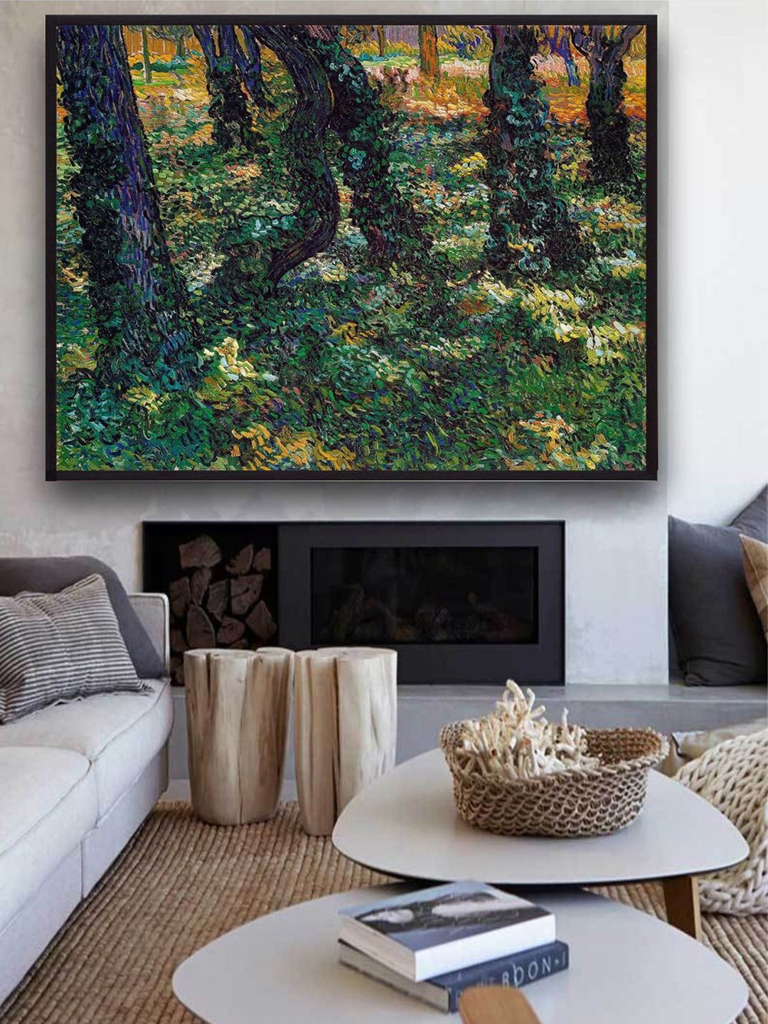 

The Art House Undergrowth 2 By Van Gogh Wall Art, Green