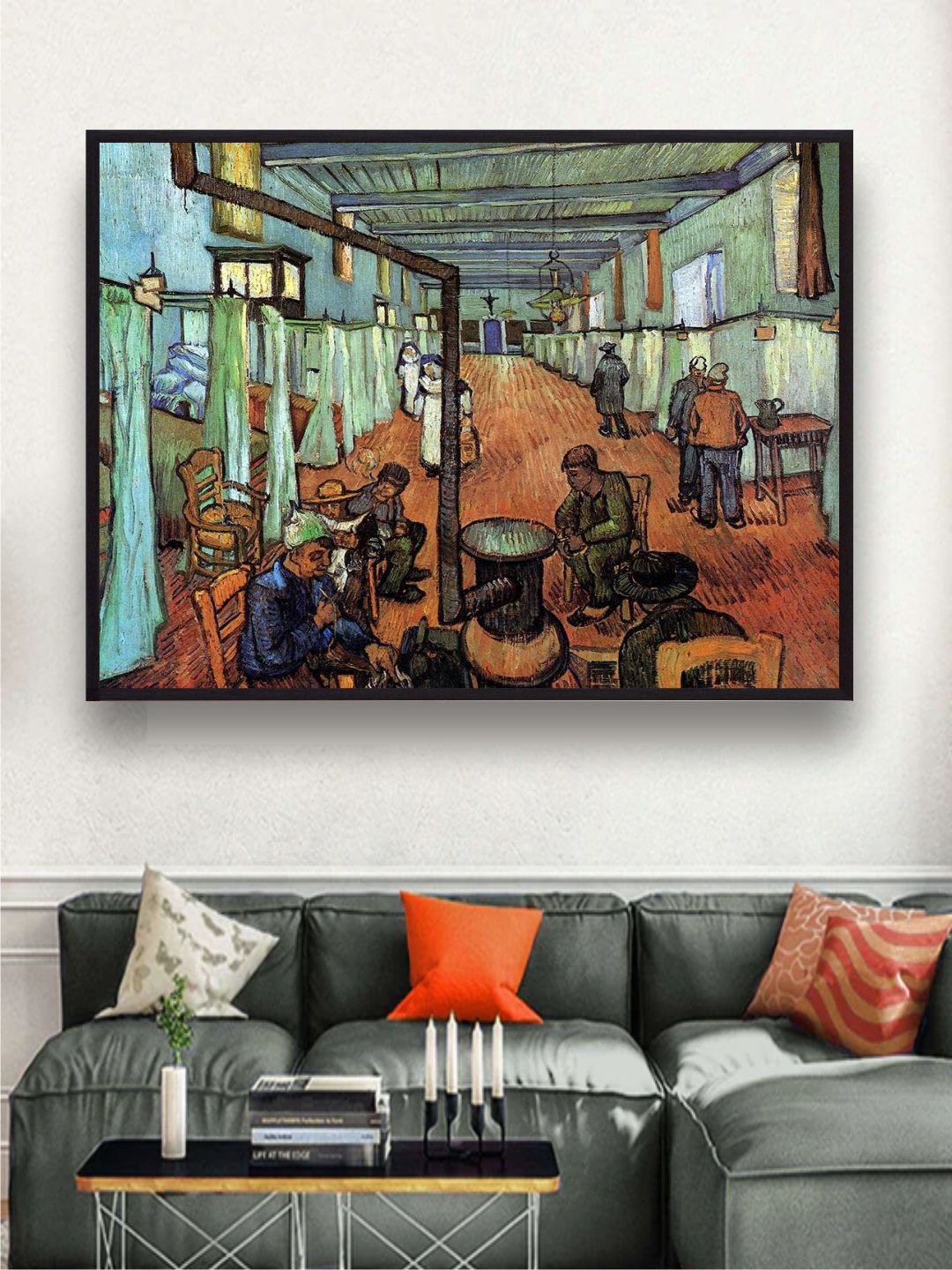

The Art House Ward Hospital Arles By Van Gogh Wall Painting, Brown