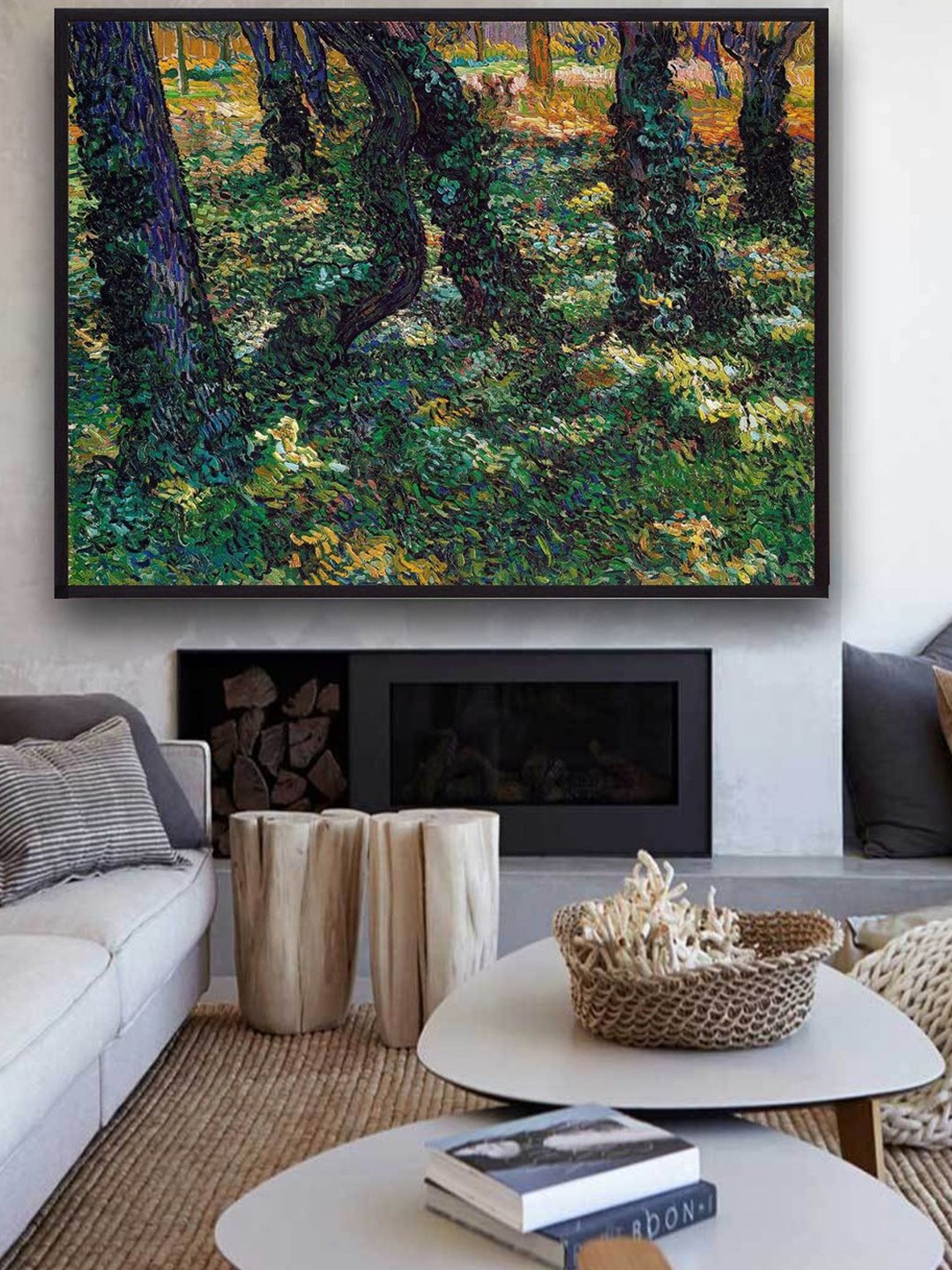 

The Art House Undergrowth 2 By Van Gogh Wall Art, Yellow