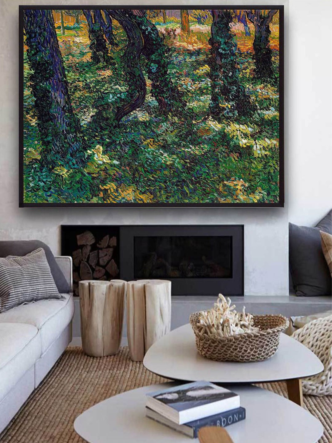 

The Art House Undergrowth 2 By Van Gogh Wall Art, Green