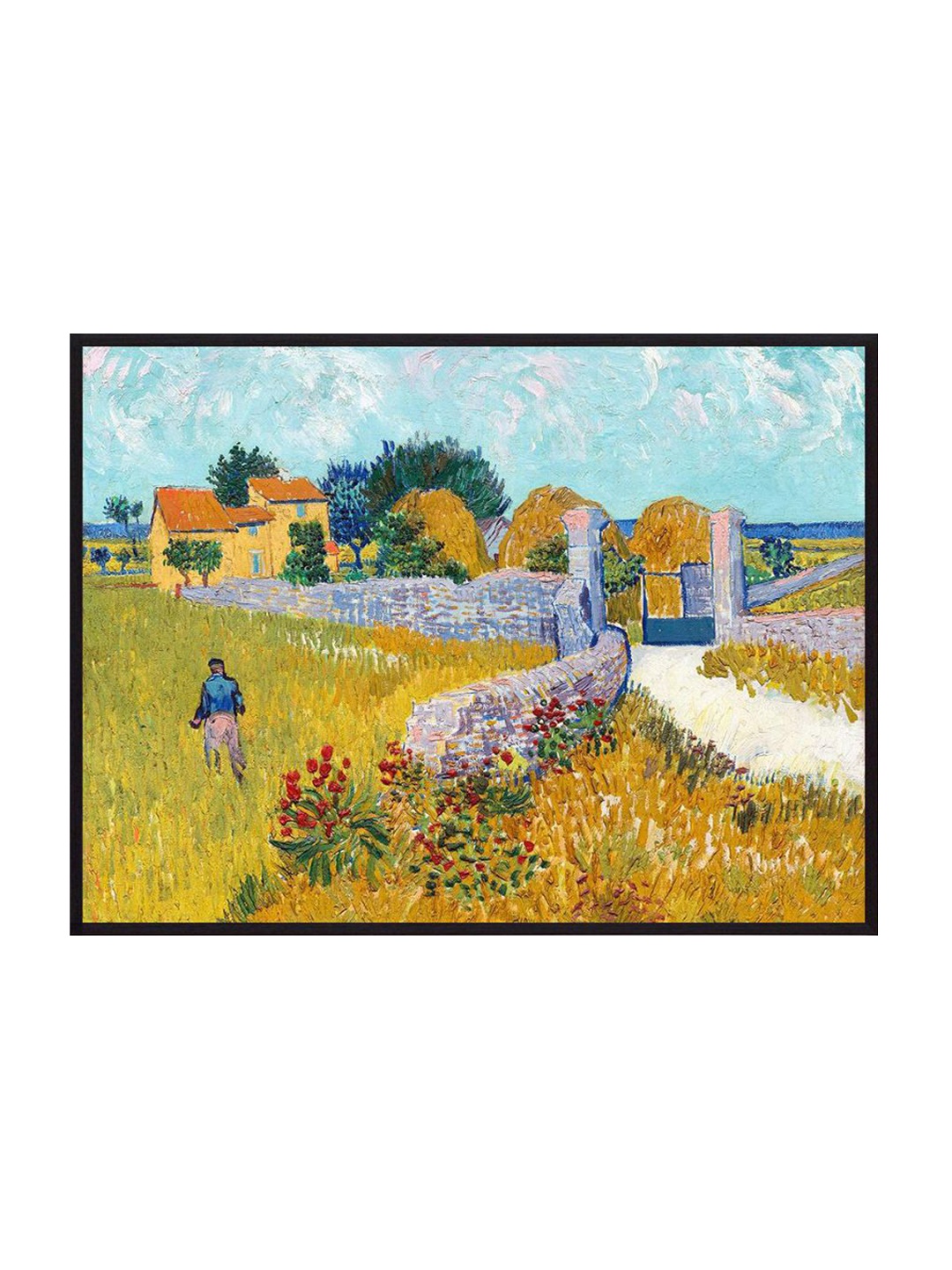 

The Art House Yellow & Blue Farmhouse In Provence By Van Gogh