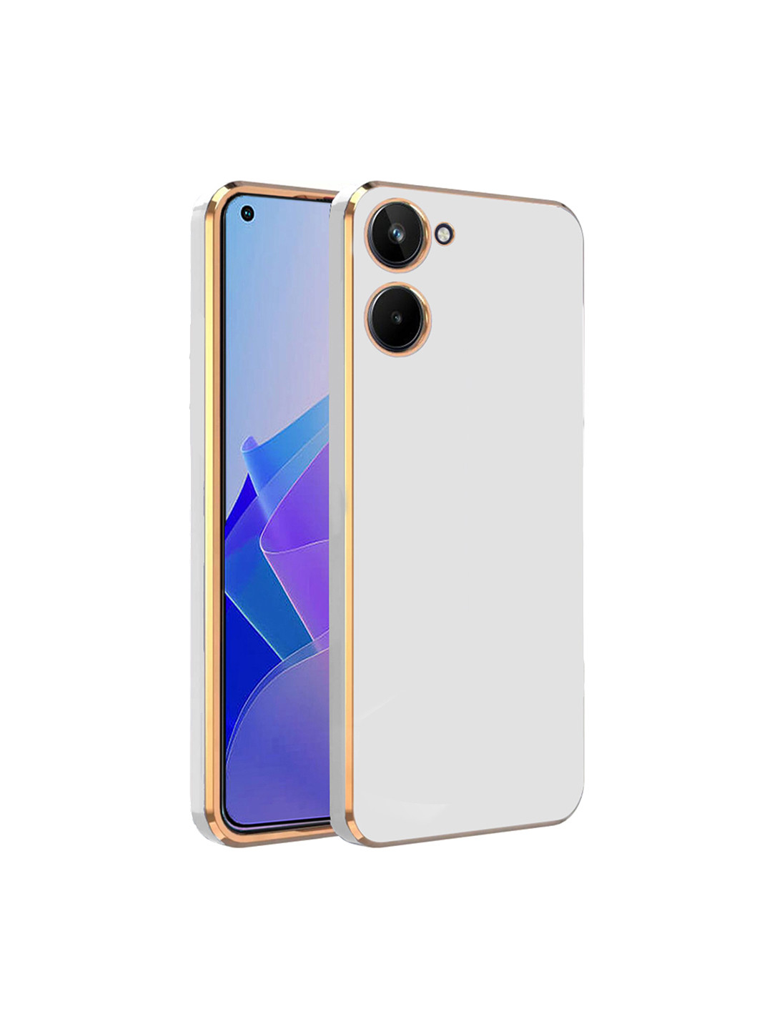 

Karwan Realme 10 4G Mobile Back Cover, White