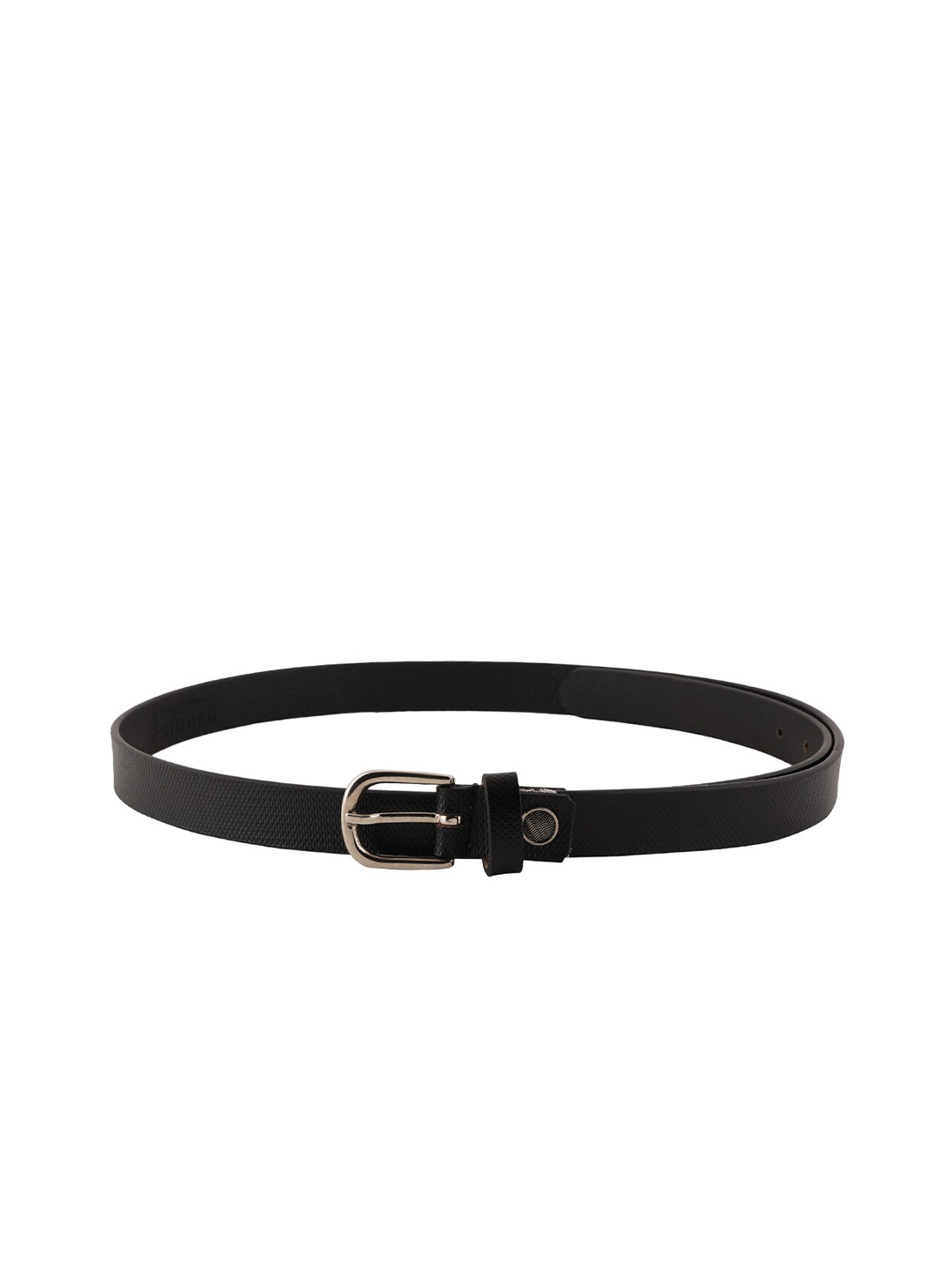 

Style Shoes Women Textured Tang Slim Belt, Black