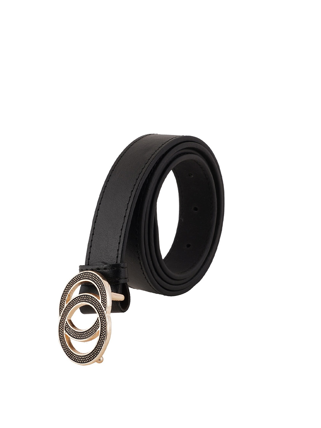 

Style Shoes Women Textured Slim Belt, Black