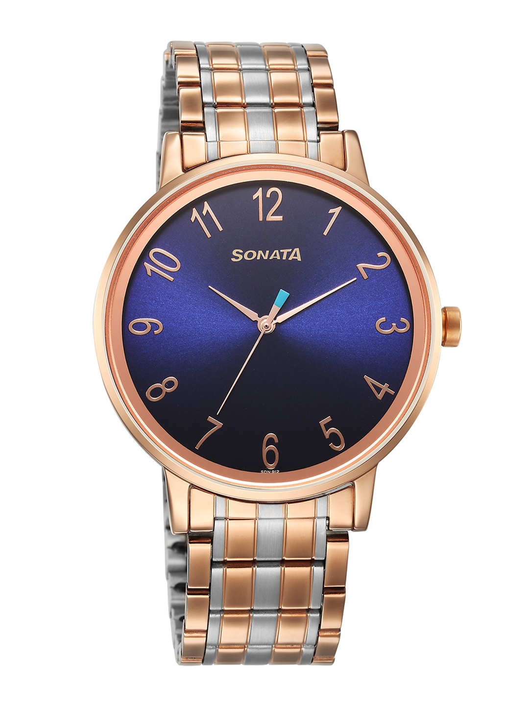 

Sonata Men Brass Dial & Stainless Steel Style Straps Analogue Watch 7131KM03
