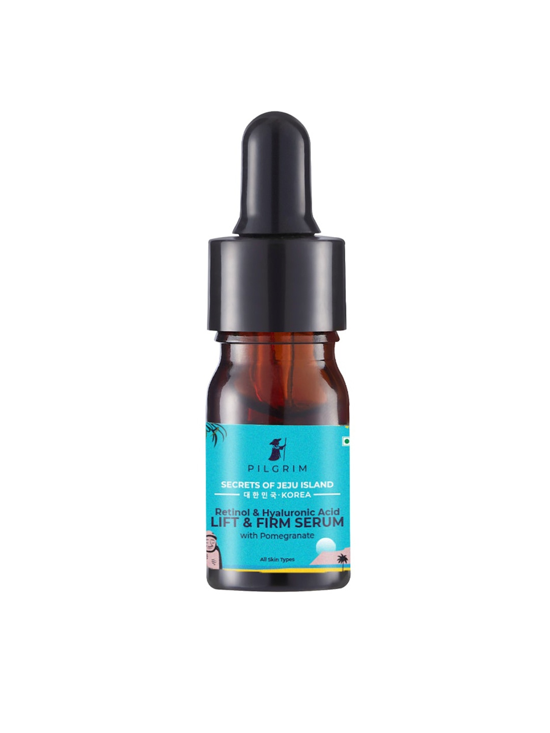 

Pilgrim Minis Lift & Firm Face Serum with Retinol & Hyaluronic Acid - 5 ml, Teal
