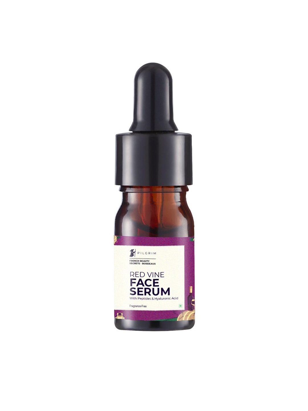 

Pilgrim Minis Red Vine Face Serum with Peptides & Hyaluronic Acid - 5 ml, Magenta