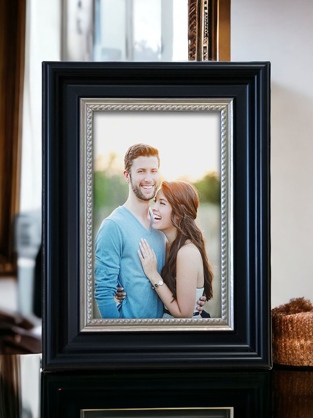 

Art Street Black Wooden Table Top Photo Frames