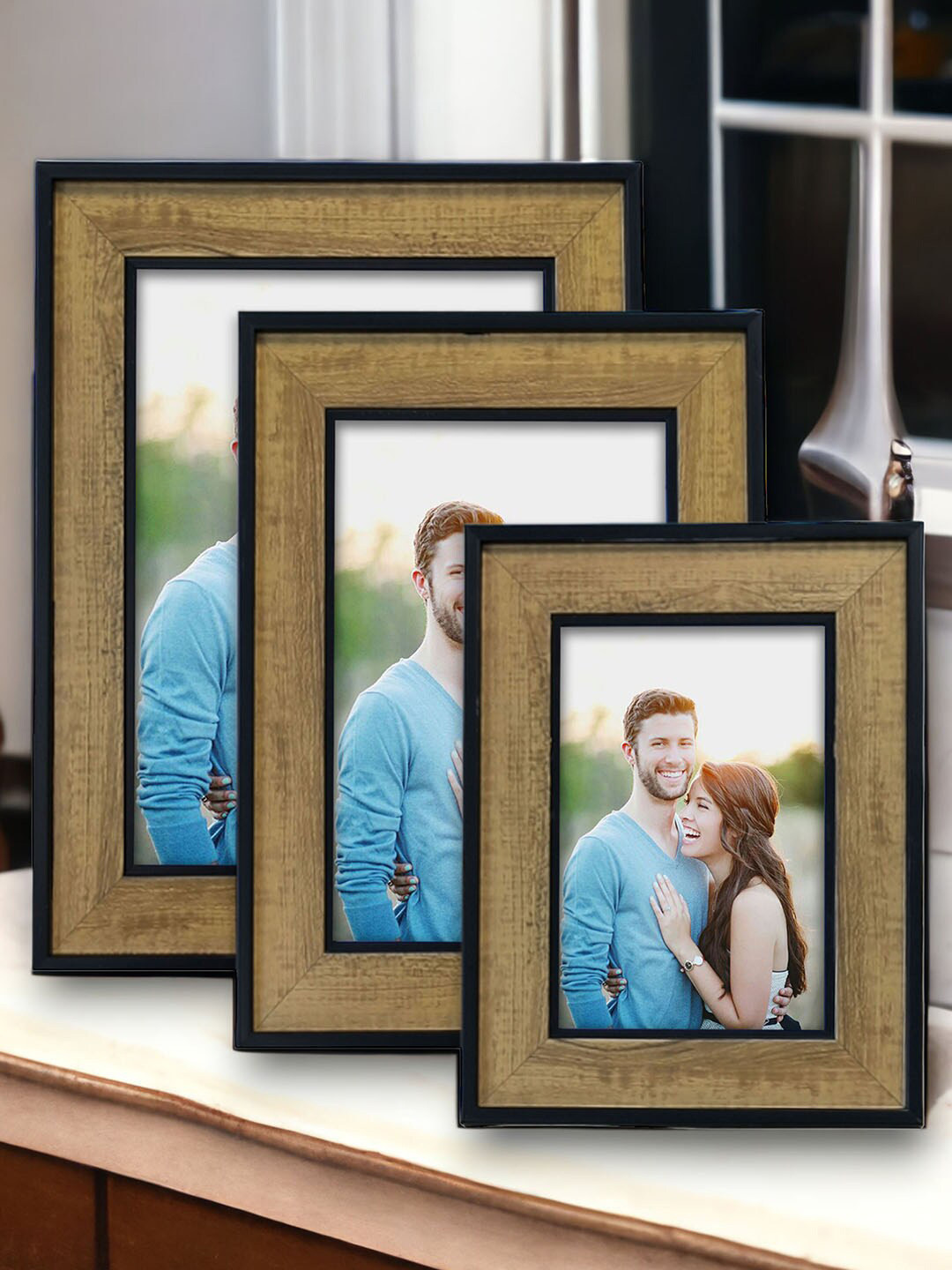 

Art Street Black 3 Pieces Wooden Photo Frames