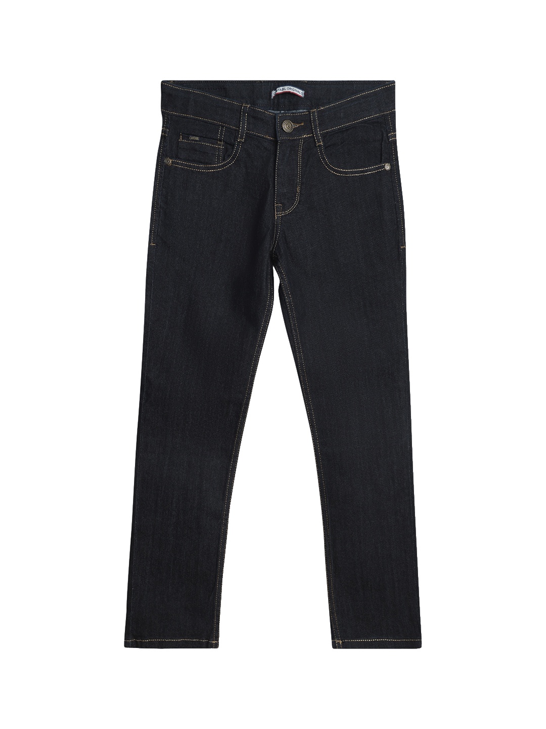 

Cantabil Boys Mid-Rise Stretchable Cotton Jeans, Blue