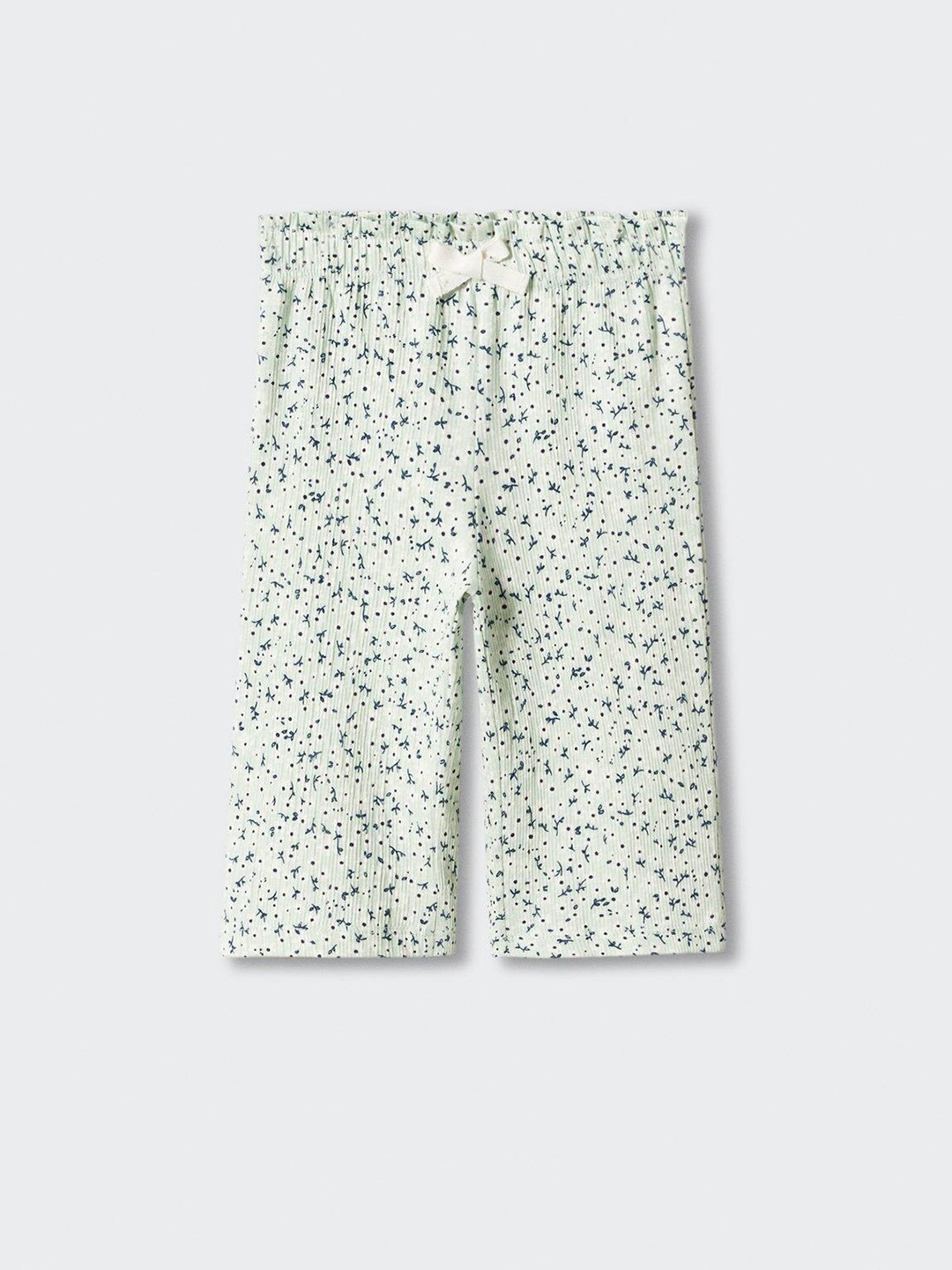 

Mango Kids Girls Floral Printed Trousers, Green