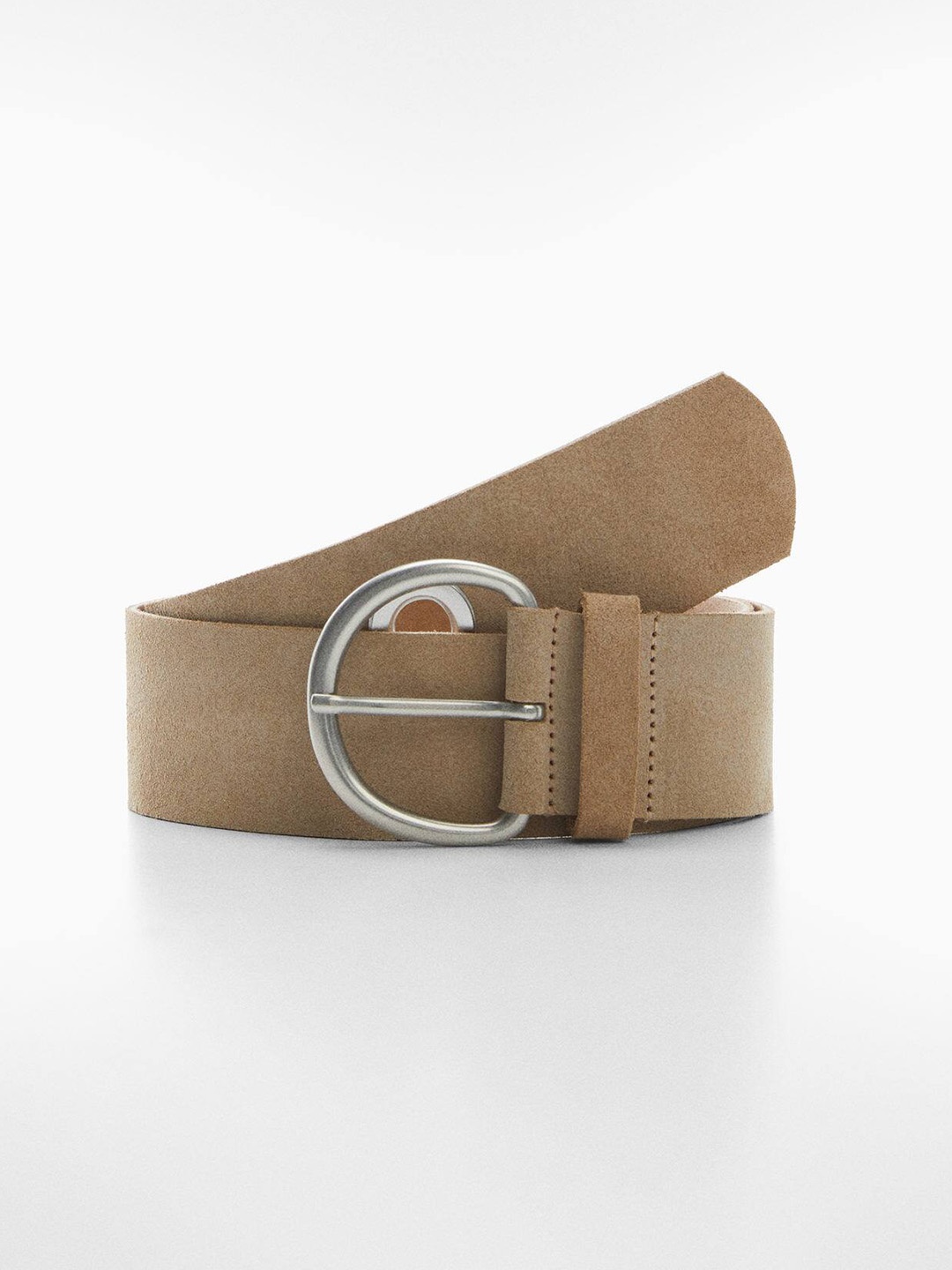 

MANGO Women Wide Belt, Beige