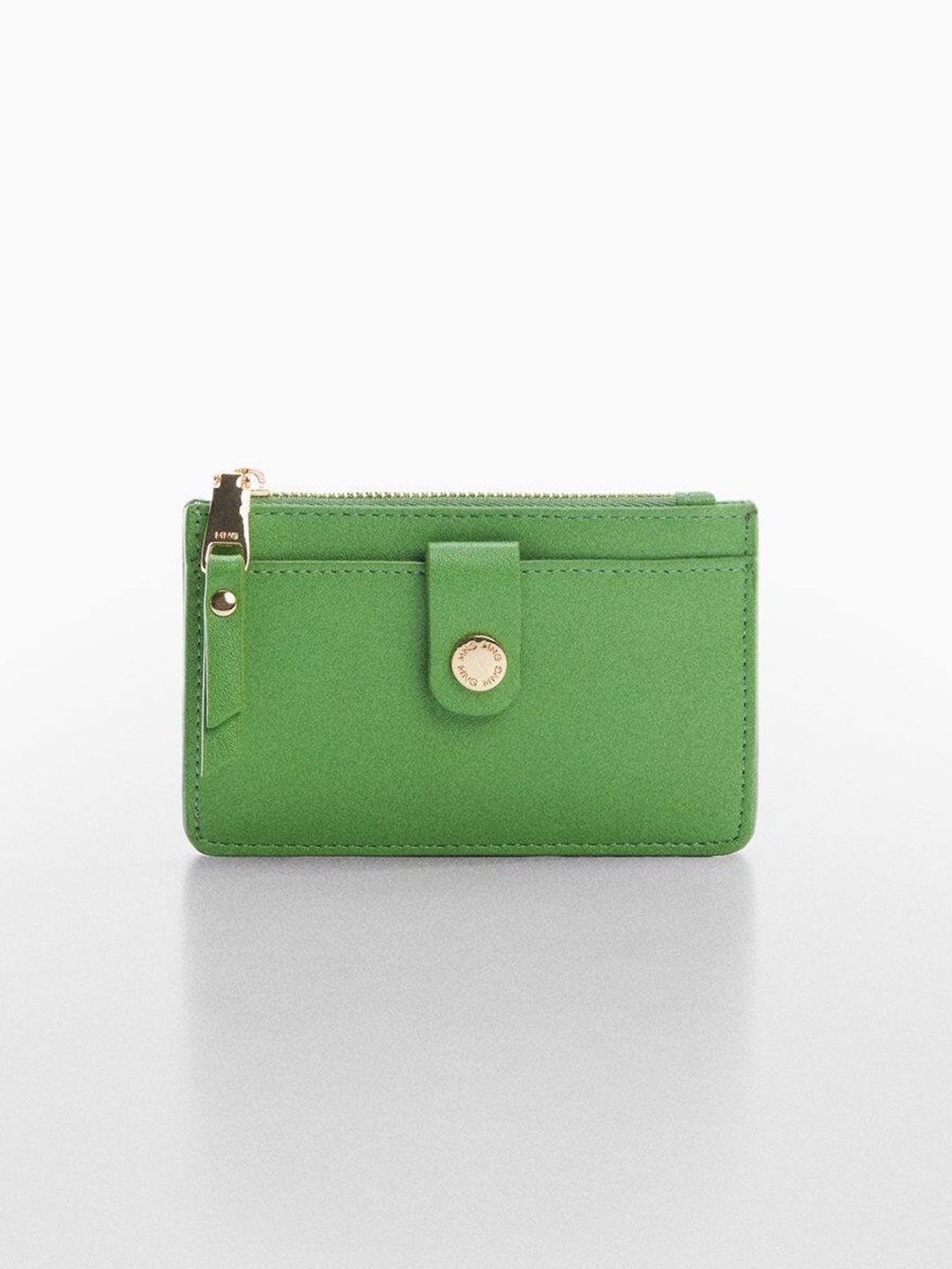 

MANGO Women PU Card Holder, Green