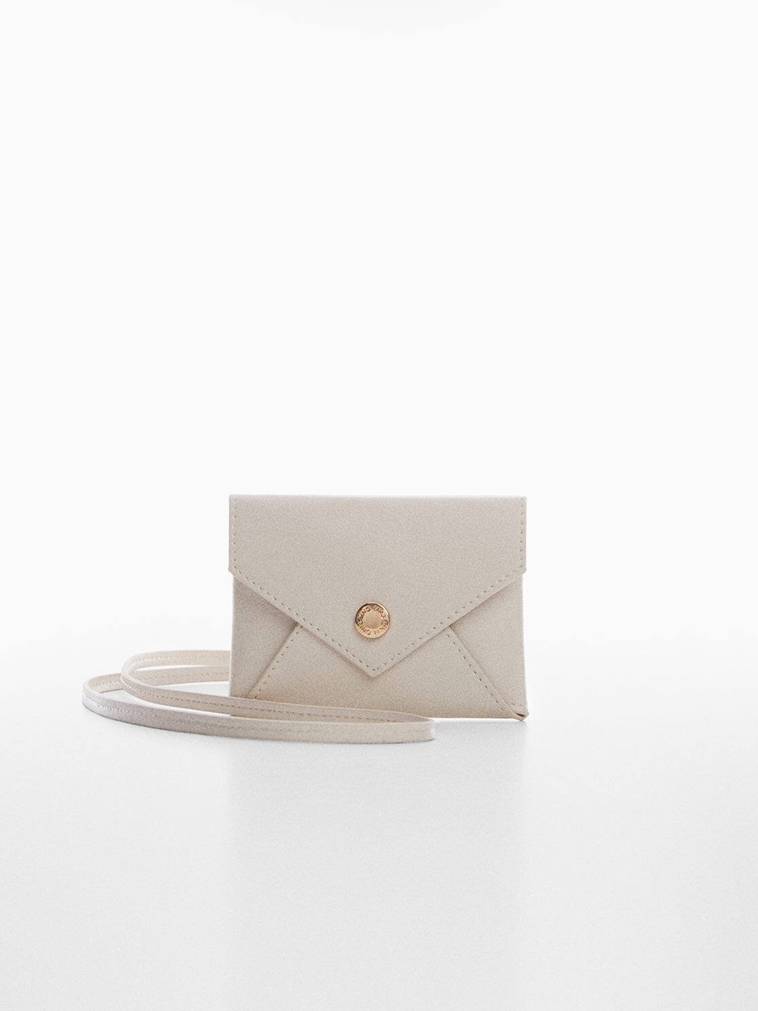 

MANGO Coin Envelope Purse with Wrist Loop, Off white