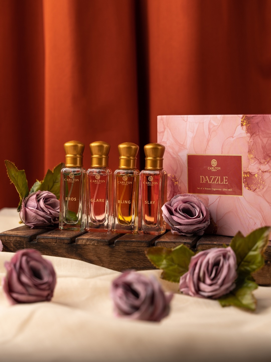 

Carlton London Women Dazzle Gift Set Eau De Parfum - 20ml each, Pink