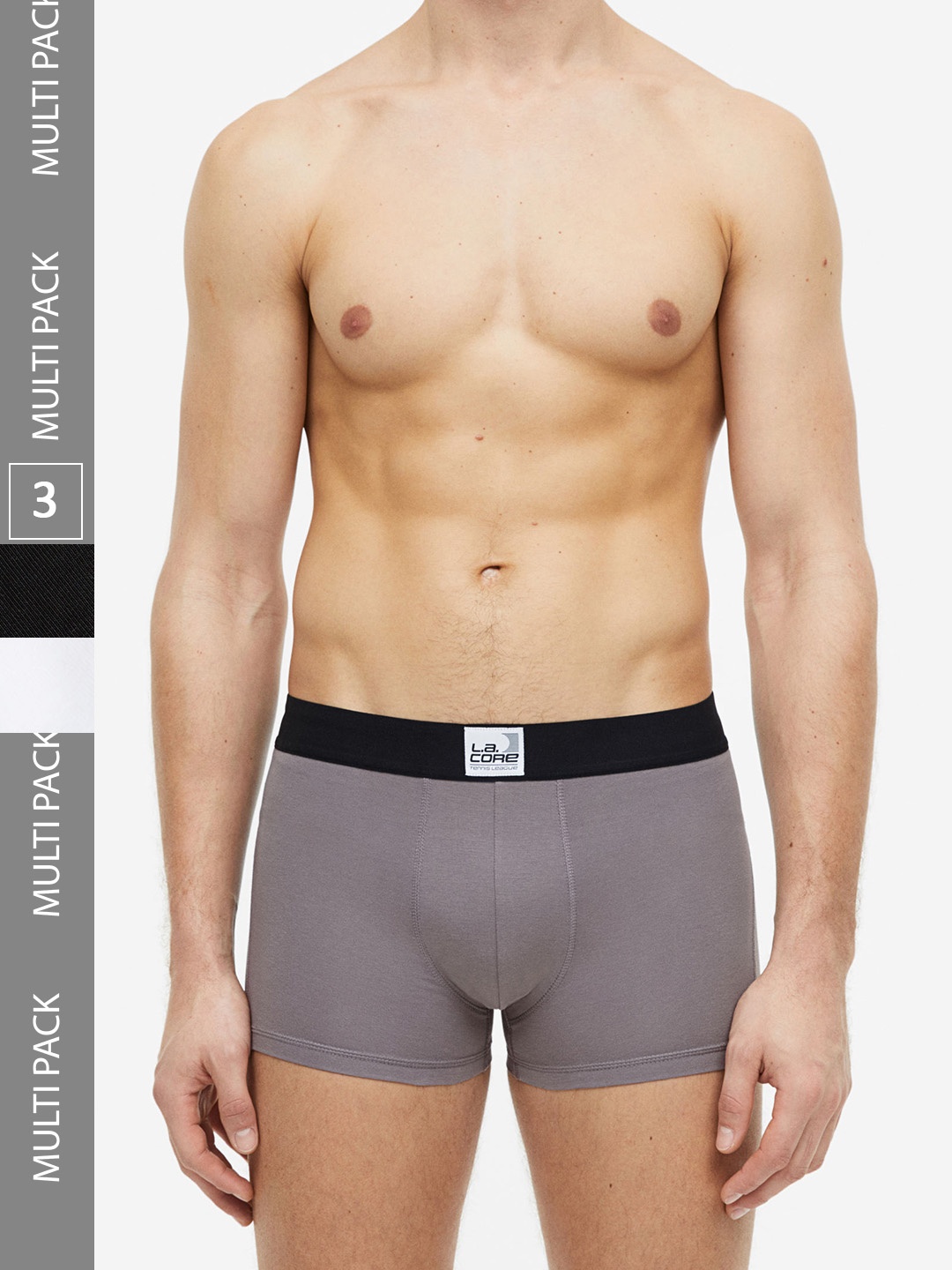 

H&M Men 3-pack Xtra Life short trunks, Black